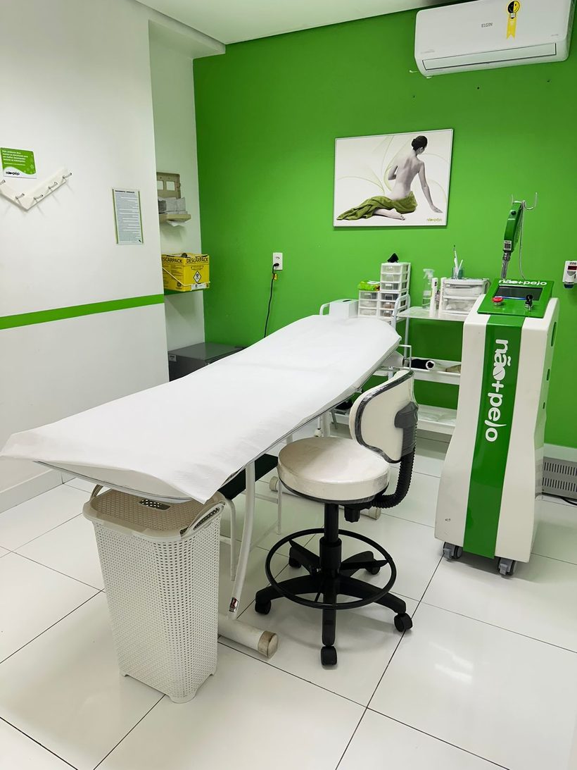 Sala de aplicação de depilação a laser em Pirassununga