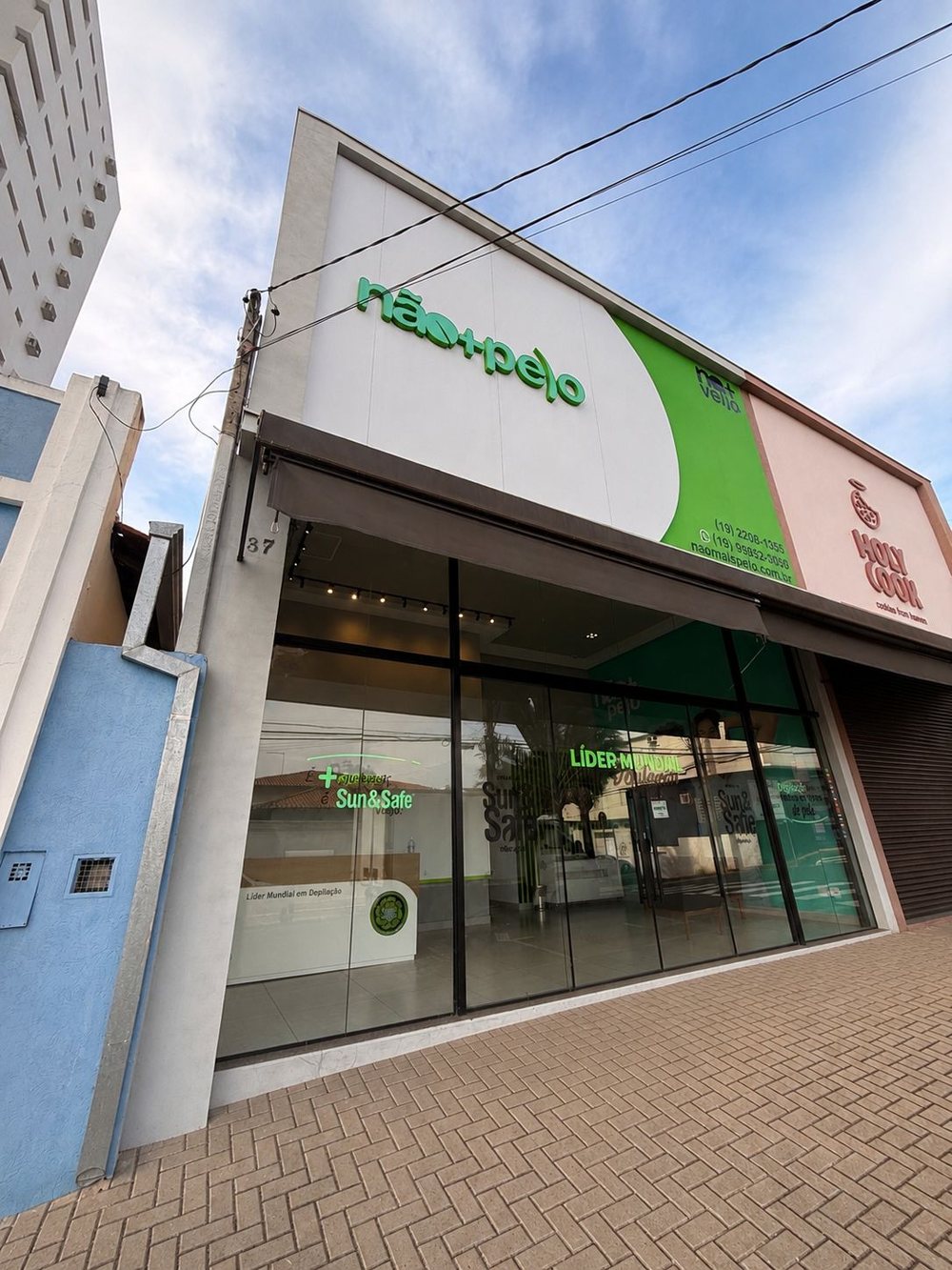Fachada da unidade Não+Pelo Santa Bárbara d'Oeste - Rua Duque de Caxias, 687